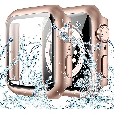 【2023強化版】 for Apple Watch 防水ケース 40mm 41mm 44mm 45mm 対応 と互換性があり 数秒で Ultra シリーズの外観に変換できます IP68完全防水 バンド 水泳・スポーツ専用 防水ケース ガラスフィルム 【2023強化版】 for Apple Watch 防水ケース 40mm 41mm 44mm 45mm 対応 と互換性があり 数秒で Ultra シリーズの外観に変換できます IP68完全防水 バンド 水泳・スポーツ専用 防水ケース ガラスフィルム