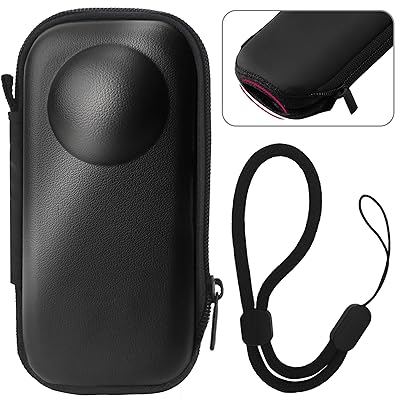 ポータブル収納ケース Insta360 X3 / X2 /X アクションカメラ用防水ミニ保護ハード PU ケースハードケース旅行収納ケースアクセサリー防塵防滴軽量
