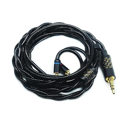 【-Nocturne】MMCX3.5mmリケーブル古河合金と古河合金銀メッキと単結晶銅線材 3.5mm交換ケーブル MMCXイヤホンアップグレードケーブル (MMCX3.5)