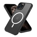 iPhone 11 Pro ケース 半透明 MagSafe対応 iphone11pro カバー マグネット搭載 アイフォン 11pro 用 カバー 米軍MIL規格 耐衝撃 マット感 スマホケース iphone 11pro 黄ばみなし ストラップホール