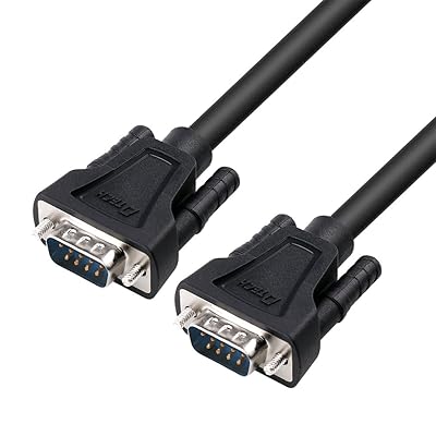 RS232C シリアルケーブル 2m ストレートケーブル オス-オス データ転送 DB9 Cable RS232C シリアルケーブル 2m ストレートケーブル オス-オス データ転送 DB9 Cable
