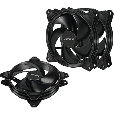 upHere 120mm PCե Ų 1300rpm 3PINȥڥե4ԥ 3 PF120BK3-3
