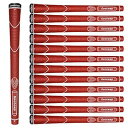 Glory-Tゴム製ゴルフグリップ 、13本セット、スタンダード/ミディアム、6色オプション、親指パターン、ソフトな感触 、滑り止め、快適なハイブリッドゴルフク...