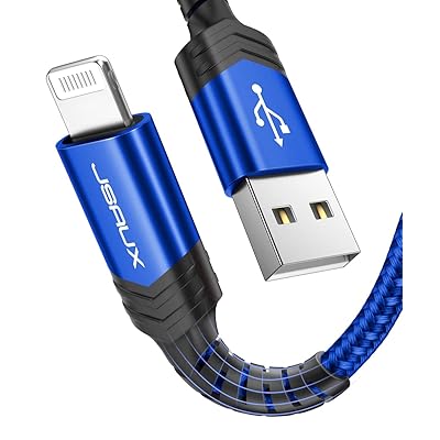 『純正MFi認証』 iPhone ケーブル「2.4A急速充電·データ転送·1.2M」ライトニングケーブル 超高耐久 ナイロン編み iPhone 11 Xs Max X XR 8 7 6s 6 Plus SE 5 5s、iPad、iPodなどに対応 ( 『純正MFi認証』 iPhone ケーブル「2.4A急速充電·データ転送·1.2M」ライトニングケーブル 超高耐久 ナイロン編み iPhone 11 Xs Max X XR 8 7 6s 6 Plus SE 5 5s、iPad、iPodなどに対応 (