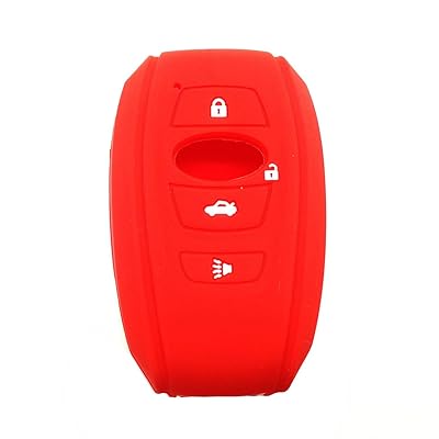 キーケース スバル用キーカバー SUBARU レヴォーグ レガシィ B4 インプレッサ G4 WRX S4 STI XV Outback Forester BRZ など シリコンスマートキーケース 車アクセサリー用品 シリコンカバー リモコンケース