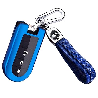 ダイハツ キーケース リモコンダ イハツ キーホルダー ダイハツキー カバー トヨタ タンク ルーミー タント タントカスタム ウェイク 新型ムーヴ キャンバス 両側スライドドア 専用設計 ムーヴカスタム TPU キーケース(青)