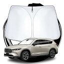 ruiya 新型 マツダ CX-8 専用 サンシェード フロントガラス用 パラソル 車用サンシェード UVカット 日よけ 車中泊 折り畳み式 カスタム パーツ