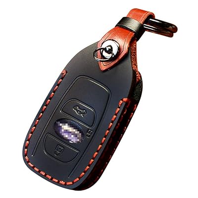 適合スバル キーケース 本革 レザー製 キーケース キーカバー フレヴォーグ レガシィ B4 インプレッサ G4 WRX S4 STI XV Outback Forester BRZ スマピタくん(黒)