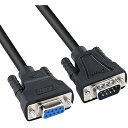 RS232C シリアル ケーブル 3m クロスケーブル ヌルモデムケーブル D-Sub9ピン オス - D-Sub9ピン メス DB9 Null Modem Cable(2)