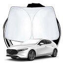 ruiya マツダ3 ファストバック セダン BP 専用 サンシェード フロントガラス用 パラソル 車用サンシェード UVカット 日よけ 車中泊 折り畳み式 カ...