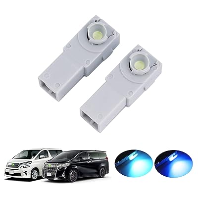 アルファード ヴェルファイア 20系 30系 前期 後期 対応 フットランプ led インナーランプ トヨタ 車種専用 LEDルームランプ インテリア カスタムパーツ 2pcsセット ブルー