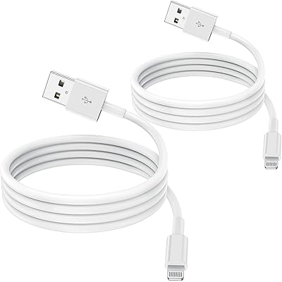 新版 iphone 充電 ケーブル【MFi認証品 2M2本セット】iphone 充電器 ケーブル USB-A to Lightning ケーブル iPhone充電ケーブル ライトニングケーブル 急速充電 ライトニング充電ケーブル 高速データ同期 最大