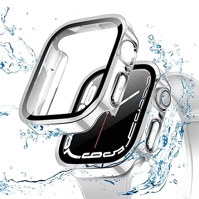【2023強化版】 for Apple Watch ケース Apple Watch ケース 対応 IP68完全防水 バンド 水泳・スポーツ専用 防水ケース 3D直角エッジデザイン Apple Watch Series6/SE/5/4 40mm対応 光 【2023強化版】 for Apple Watch ケース Apple Watch ケース 対応 IP68完全防水 バンド 水泳・スポーツ専用 防水ケース 3D直角エッジデザイン Apple Watch Series6/SE/5/4 40mm対応 光