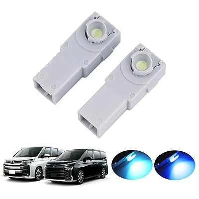 トヨタ 新型 ヴォクシー ノア 90系 VOXY NOAH 90系 フットランプ led インナーランプ ZWR9#W MZRA9# 2022年1月～現行 車種専用 LEDルームランプ インテリア カスタムパーツ 2pcsセット ブルー