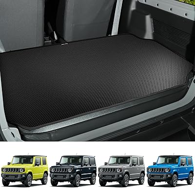 ラゲッジマット 新型ジムニー[JB64W]/ジムニーシエラ[JB74W]用 防キズ 防水 防汚 滑り止め ブラック