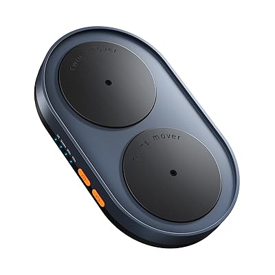 デュアルターンテーブル マウスジグラー サイレント 検出不能 マウスムーバー ランダムインターバルタイマー付き 物理的 マウス 自動 動かす メカニカル Mouse Jiggler ドライバーフリー PCラップトップをアクティブに維持