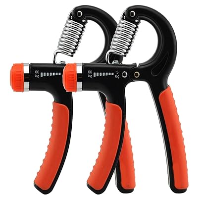 ハンドグリップ ハンドグリッパー 握力器 筋トレ トレーニング グリップ 握る器具 リハビリ器具 男女兼用 5-60kg レッド2個セット