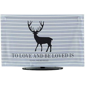 テレビカバー 防塵カバー 液晶テレビカバー 可愛い 欧米風 50-52インチ(125X75cm 鹿)