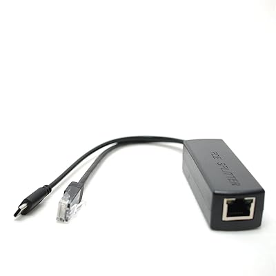 5V ギガビットPoEスプリッター USB Type C 48V - 5V 2.4A アダプター IEEE 802.3af 準拠