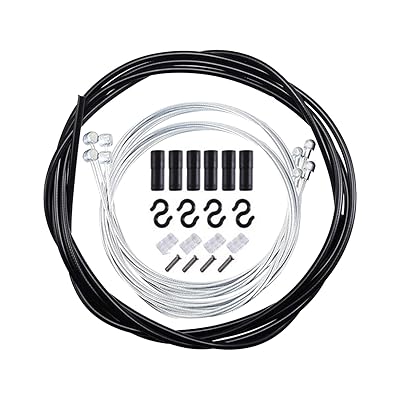 ブレーキケーブルセット 自転車ブレーキワイヤー バイク自転車ロード リアブレーキケーブル 抵抗性 耐..