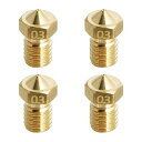 M6 1.75mm押出機ノズル3Dプリンター0.3mm / 0.012