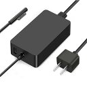 Surface 充電器 65W サーフェス 充電器 15V 4A Surface Pro 充電器 Surface Laptop 充電器 Surface AC電源...