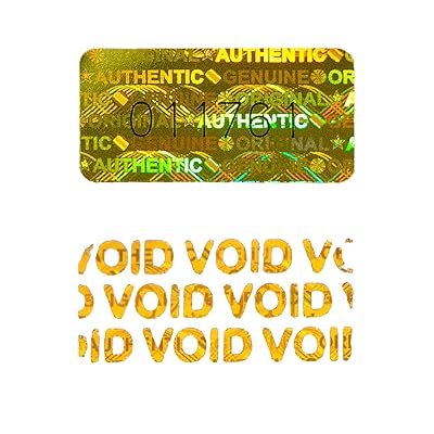 偽造防止ラベル ホログラムラベル 開封確認 跡が残る VOID 荷札シール セキュリティーシール （150枚）..