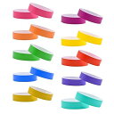 500枚使い捨てリストバンド, 10色防水 耐引裂手首 入場 バンド テープイベント用リストバンド 適用コンサート 遊園地クラブビーチイベントの人数カウント,再入場管理に