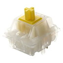 Milky Yellow Pro RGB スイッチシャフトセット MXメカニカルキーボード用 (35個入りボックス)(2)