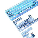 ゲーミングキーキャップ キートップ PBT 半透明 昇華印刷 熱昇華 120キー シロクマ フルキー対応 ASAプロファイル61/64/68/75/78/84/...
