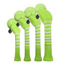 ゴルフ ヘッドカバー ニット セット 4枚セットセット、ゴルフクラブドライバーウッド(460 cc)*1フェアウェイウッド* 2とハイブリッドフェアウェイ*1 ...