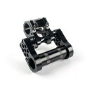 ショートリーチ ステム 軽量 アルミニウム合金 折りたたみ 自転車用 CNC製 ハンドルバー 調整可 25.4mm(ブラック)