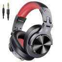 A70 Bluetooth ヘッドフォン オーバーイヤー ワイヤレスヘッドホン 再生時間 72 時間 3.5mm/6.35mm ジャック共存 スタジオモニター ミキシング DJ ギターアンプ ラップトップ PC タブレット用(2)