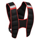 ウエイトベスト 加重ベスト 重量ベスト 負荷運動 自重トレーニング 腹筋 スクワット等 男女兼用 夜間安全反射ベルト 10KG