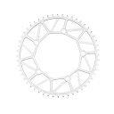 折りたたみ自転車フルホロー自転車チェーンホイール48/50/52/54/56 / 58TチェーンリングBCD130超軽量の正の歯のディスク (銀, 58T)