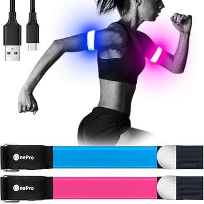 LEDアームバンド USB C 充電式 夜間スポーツ用 ランニング ジョギング ウォーキング ライト 安全確保 高輝度 ライトベルト 夜間の事故防止 回避 反射材 グマジックテープ 伸縮性あり 着用心地いい (ブルー&ピンク セット) LEDアームバンド USB C 充電式 夜間スポーツ用 ランニング ジョギング ウォーキング ライト 安全確保 高輝度 ライトベルト 夜間の事故防止 回避 反射材 グマジックテープ 伸縮性あり 着用心地いい (ブルー&ピンク セット)