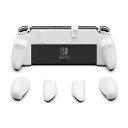 Switch 有機ELモデル用「NeoGrip」人間工学 交換可能グリップ 精密軽量 伸びれる設計 どんな手のサイズでも対応可能「ホワイト」(2)