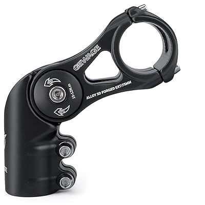 自転車 ステム 31.8mm 130度角度調整 ハンドルステム 75/ 95/ 130mm アジャスタブルステム (XT-A825D-75)