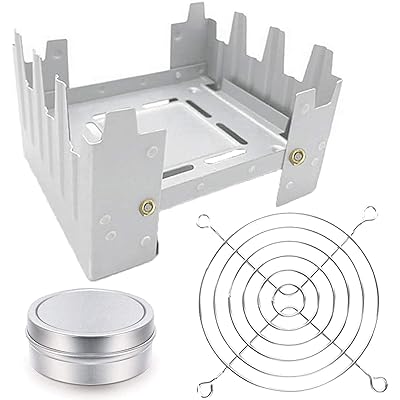 ポケットストーブ 固形燃料ストーブ スタンド 折りたたみ式 ミニ コンパクト キャンプ 登山トレーニング 釣り アウトドア等に適用 超軽量 携帯便利 クッキング...