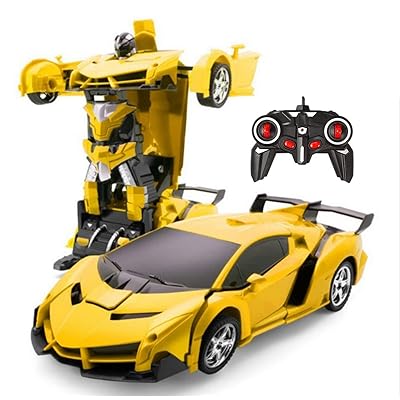 多機能 ラジコンカー RCカー 電動RCカー おもちゃの車 ロボットに変換 安定性高い 耐衝撃 子供おもちゃ..