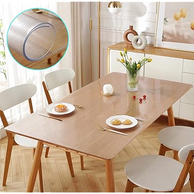 テーブルマット 透明 PVC製 テーブルクロス 厚さ1.5mm 長方形 テーブルカバー ビニールマット 40*120cm ビニール クリア テーブルカバー 無臭 気泡なし 汚れ防止 撥水加工 耐熱 定型処理 はカスタマイズ可能です