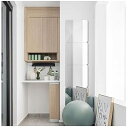 20cm x 20cm 8枚セット 貼る鏡 割れない鏡 粘着性 アクリルミラー タイル