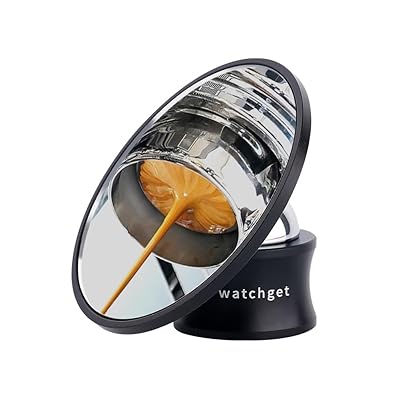 コーヒー抽出ミラー エスプレッソショットミラー 360度回転 コーヒー流量観察反射鏡 磁気着脱式 コーヒ..