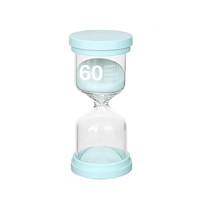 サンドタイマー 砂時計 60分 グリーン 砂タイマー ゲーム キッチン 料理 お風呂用 インテリアタイマー ホーム オフィス 教室用 緑