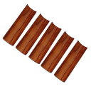 おしぼりトレイ おしぼりトレー おしぼり受け 木製 おしぼり入れ 木目おしぼり受け 18X5.5X3CM 5枚セット 高級 卓上 小物収納トレイ 飲食店 業務用