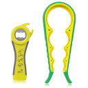 栓抜きオープナー ペットボトルオープナー 缶切り キャップ オープナー 蓋あけ キャップ外しキット プルタブオープナー 力節約 使用簡単 滑り止め 安全 多機能...