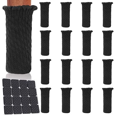 チェアソックス 椅子脚カバー 2019最新 厚いタイプ 二重構造 椅子足カバー 16枚入り 家具保護パッド 16..