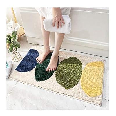 玄関マット 室内 おしゃれ 北欧 ドアマット バスマット 足拭きマット グリーンリーフ 廊下 洗面所 業務..