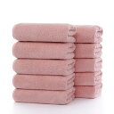 フェイスタオル マイクロファイバー タオル 10枚セット 約35x75cm ふわふわ なめらか 瞬間吸水 速乾 抗菌 防臭 家庭用 業務用 (ピンク)