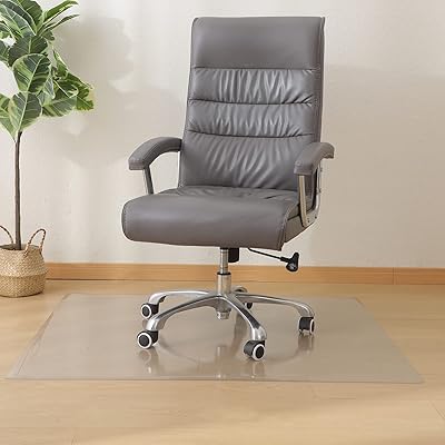 クリアチェアマット 床保護マット 75×120cm 厚さ1.5mm PVC クリアマット 透明マット カーペットプロテクターマット おしゃれ キズ防止 テーブルマットおしゃれ 滑り止め 汚れ防止 床暖房対応 お手入れ簡単.